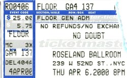No Doubt / The Suicide Machines on Apr 6, 2000 [195-small]