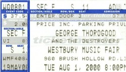 George Thorogood & The Delaware Destroyers on Aug 1, 2000 [199-small]