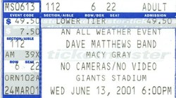 Dave Matthews Band / Macy Gray / Anjelique Kidjo on Jun 13, 2001 [206-small]