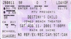 Destiny's Child / Nelly / 3LW / Dream / Eve on Aug 11, 2001 [211-small]