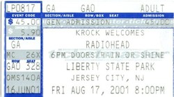 Radiohead / The Beta Band / Kid Koala on Aug 17, 2001 [213-small]