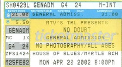 No Doubt / The Faint on Apr 29, 2002 [216-small]