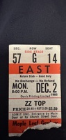 ZZ Top / The Headpins on Dec 2, 1985 [128-small]