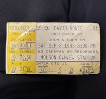 David Bowie / Rough Trade on Sep 4, 1983 [239-small]