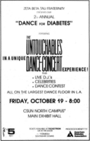 Ad: Untouchables @ CSU Northridge, North Campus - 10.19.84, The Untouchables / DJ Katy Manor / Richard Muenz / Jeff Kaake on Oct 19, 1984 [079-small]