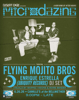 Flying Mojito Bros / Enrique Estrella @ Camille's at the Bellwether - 6.26.26, tags: FLYING MOJITO BROS, Enrique Estrella, Los Angeles, California, United States, Advertisement, Camille's at the Bellwether - FLYING MOJITO BROS / Enrique Estrella on Jun 26, 2026 [585-small]