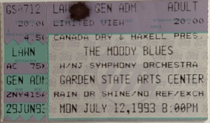 The Moody Blues / New Jersey Symphony Orchestra on Jul 12, 1993 [564-small]