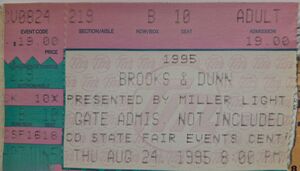 Brooks & Dunn on Aug 24, 1995 [049-small]