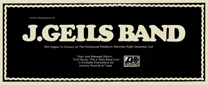 The J. Geils Band on Dec 2, 1972 [199-small]