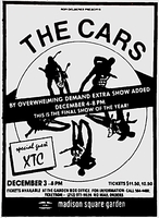 The Cars / XTC on Dec 3, 1980 [993-small]