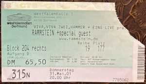 Rammstein on May 31, 2001 [930-small]