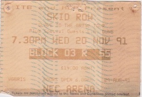 Skid Row / L. A. Guns on Nov 20, 1991 [366-small]