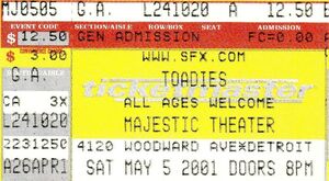 Toadies / Diffuser / Elliot on May 5, 2001 [855-small]