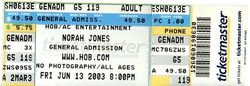 Norah Jones / Gillian Welch on Jun 13, 2003 [729-small]