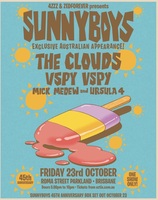 Sunnyboys / The Clouds / V.spy V.spy / Mick Medew and Ursula 4 on Oct 23, 2026 [293-small]