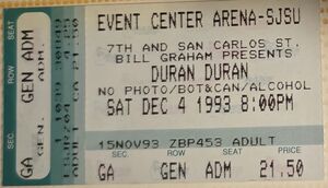 Duran Duran / The Cranberries on Dec 4, 1993 [340-small]