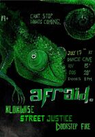 afraid. / Klokwise / Street Justice / Doorstep Fire on Jul 17, 2026 [083-small]