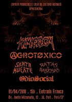 Armagedom / Agrotoxico / Santa Muerte / Ratas Rabiosas / Ódio Social on Apr 1, 2018 [086-small]