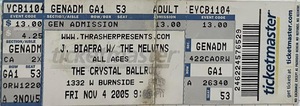 Jello Biafra with The Melvins / Altamont / The Hunches on Nov 4, 2005 [545-small]