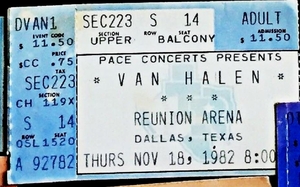 Van Halen / The Bandit Band on Nov 18, 1982 [068-small]