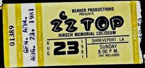ZZ Top on Aug 23, 1981 [081-small]