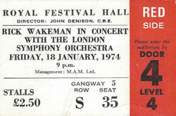 Rick Wakeman / London Symphony Orchestra on Jan 18, 1974 [840-small]
