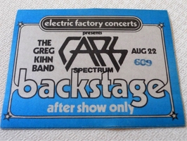 The Cars / greg kihn band on Aug 22, 1979 [932-small]
