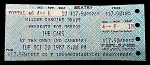 The Cars / Icehouse on Oct 20, 1987 [955-small]