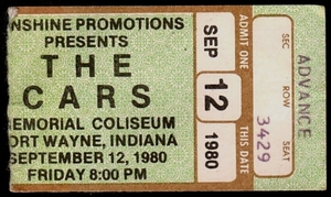 The Cars / The Motels on Sep 12, 1980 [647-small]