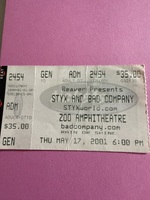 Styx / Bad Company / Billy Squier / Joe Stark on May 17, 2001 [753-small]