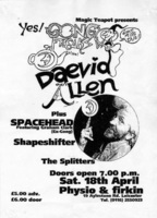 Daevid Allen / Spacehead / Shapeshifter / The Splitters on Apr 18, 1998 [239-small]