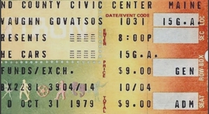 The Cars on Oct 31, 1979 [454-small]