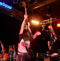 Oh No Not Stereo ~   Mykul Lee,’Skyler Nielsen & Airin Older , tags: Oh No Not Stereo, West Hollywood, California, United States, Troubadour - Lido Beach / Scarlet Grey / Oh No Not Stereo / The Leisurelies / Total Mischief on Jul 14, 2009 [392-small]