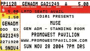 Muse / The Exit on Nov 28, 2004 [649-small]