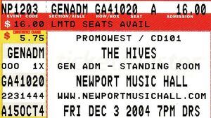 The Hives / Deadly Snakes / The Dirtbombs on Dec 3, 2004 [652-small]