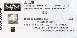 Toto on Nov 8, 1999 [947-small]