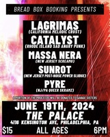 Lagrimas / Catalyst... / Massa Nera / Sunrot / Pyre on Jun 19, 2024 [748-small]