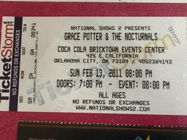 Grace Potter & the Nocturnals / Grace Potter / Blues & Lasers on Feb 13, 2011 [868-small]