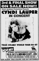 Cyndi Lauper / Wa Wa Nee on Sep 29, 1986 [529-small]