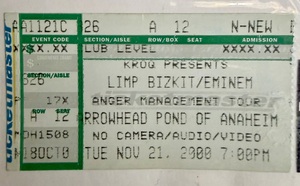 Limp Bizkit / Eminem / Papa Roach / Xzibit on Nov 21, 2000 [979-small]