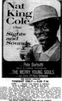 Nat King Cole / Pete Barbutti / The Merry Young Souls / The Joe Zito Orchestra on Aug 9, 1963 [387-small]