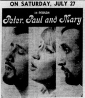 Peter, Paul and Mary on Jul 27, 1963 [694-small]