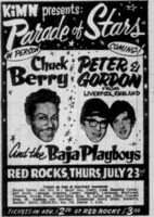 Chuck Berry / peter and gordon / The Baja Playboys on Jul 23, 1964 [992-small]
