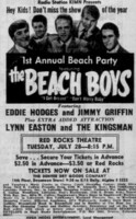 The Beach Boys / Eddie Hodges / Jimmy Griffin / The Kingsmen on Jul 28, 1964 [994-small]
