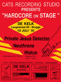 Private Jesus Detector / Hiatus / Neuthrone on Jul 10, 1993 [614-small]
