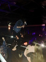 Adam Lazzara on the balcony, Taking Back Sunday / Bayside / Transit on Nov 11, 2012 [172-small]
