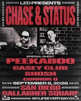 Chase & Status / Peekaboo / Casey Club / shosh / Connor q on Sep 6, 2026 [342-small]