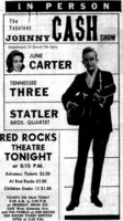 Johnny Cash / June Carter / The Tennessee Three / The Statler Brothers on Aug 14, 1966 [428-small]