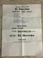 Ed Sheeran / Foy Vance / Ben Kweller on May 7, 2015 [025-small]