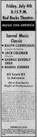 The Ralph Carmichael Concert Orchestra / Jack Coleman / George Beverly Shea / Norma Zimmer on Jul 4, 1969 [503-small]
